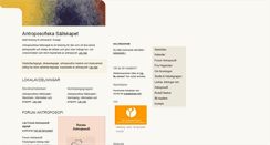 Desktop Screenshot of antroposofi.nu